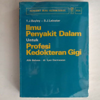 Ilmu Penyakit Dalam untuk Profesi Kedokteran Gigi