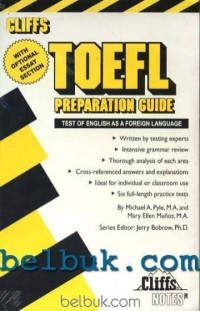 Image of TOEFL Preparation Guide